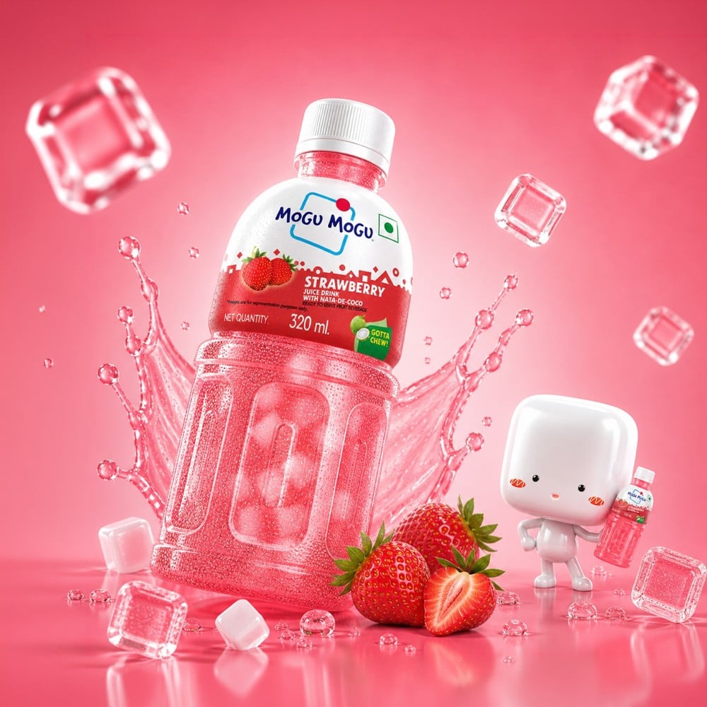 Mogu Mogu Mogu Mogu Strawberry Fruit Drink