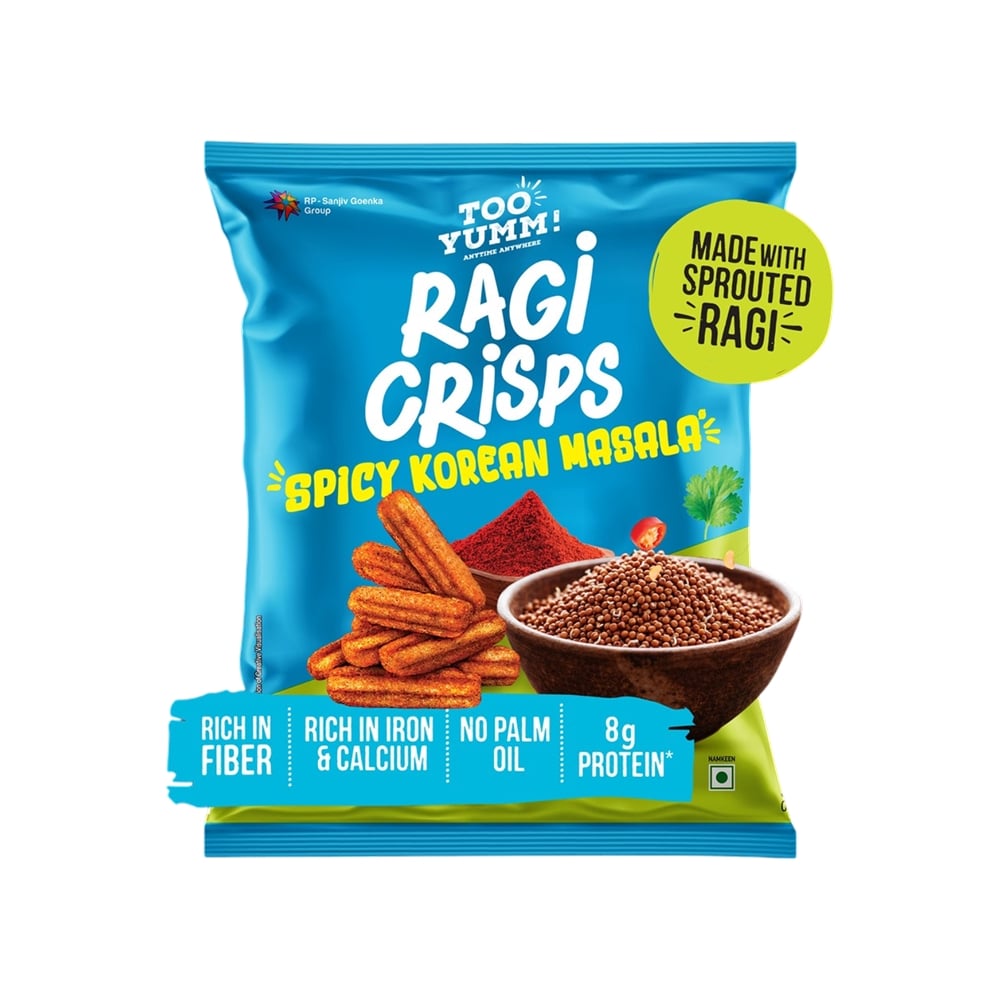 Too Yumm Too Yumm Spicy Korean Masala Ragi Crisps Namkeen
