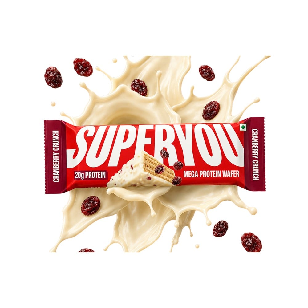 SuperYou SuperYou Cranberry Crunch Mega Protein Bar