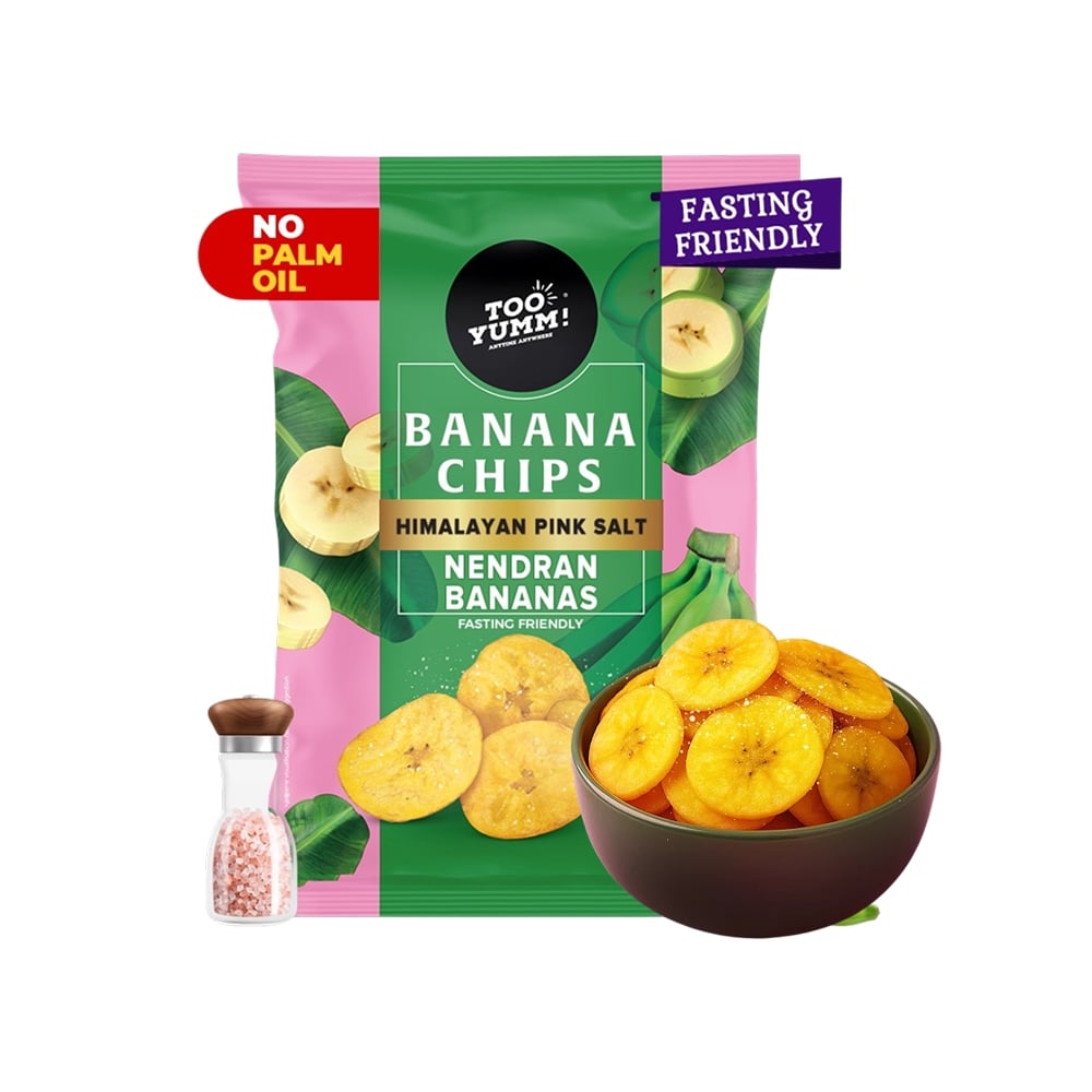 Too Yumm Too Yumm Himalayan Pink Rock Salt Banana Chips