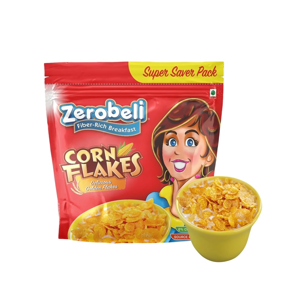 Zerobeli Zerobeli Low Fat Golden Corn Flakes