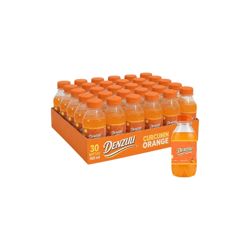 Denzuu Denzuu Orange Soft Drink with Curcumin Extract