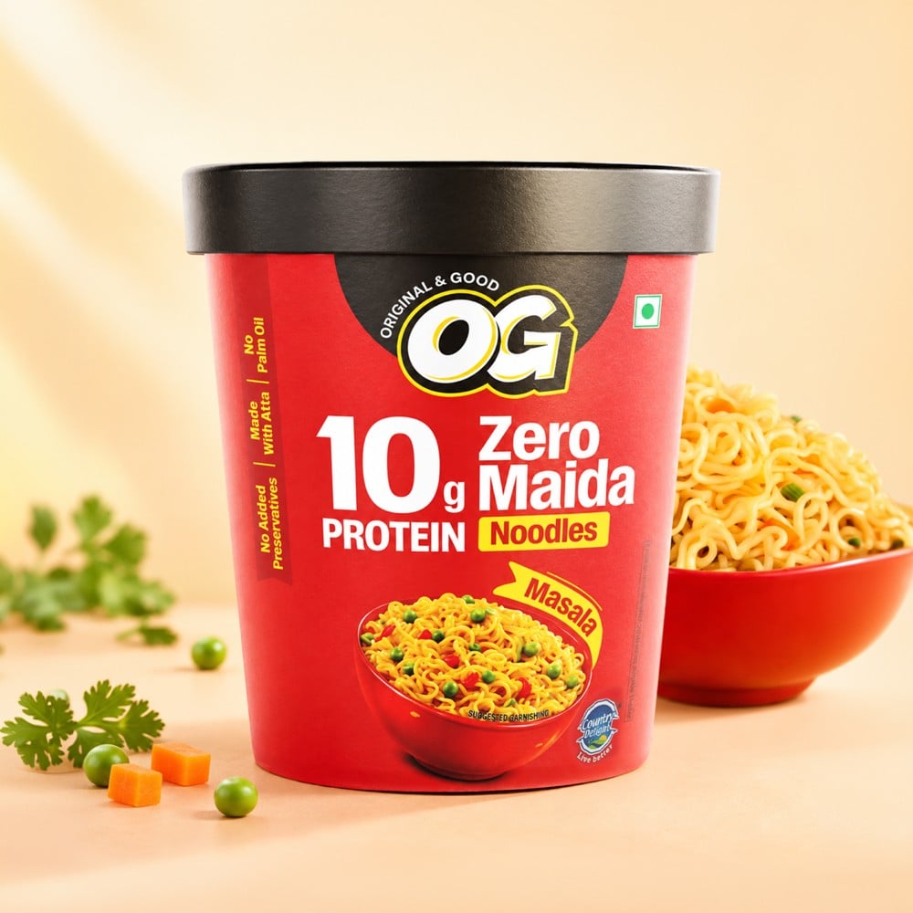 Country Delight Country Delight OG Zero Maida Protein Cup Noodles