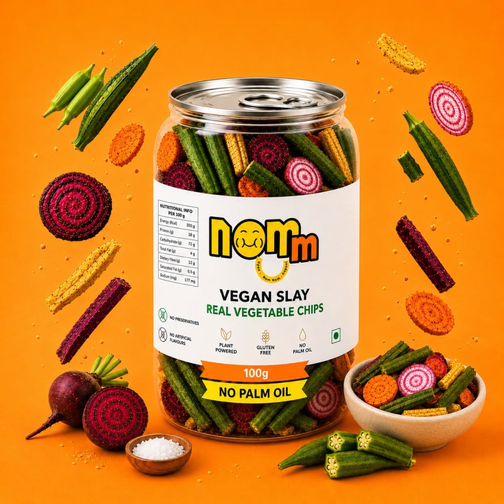 Nomum Nomum Vegan Slay Real Vegetable Healthy Chips