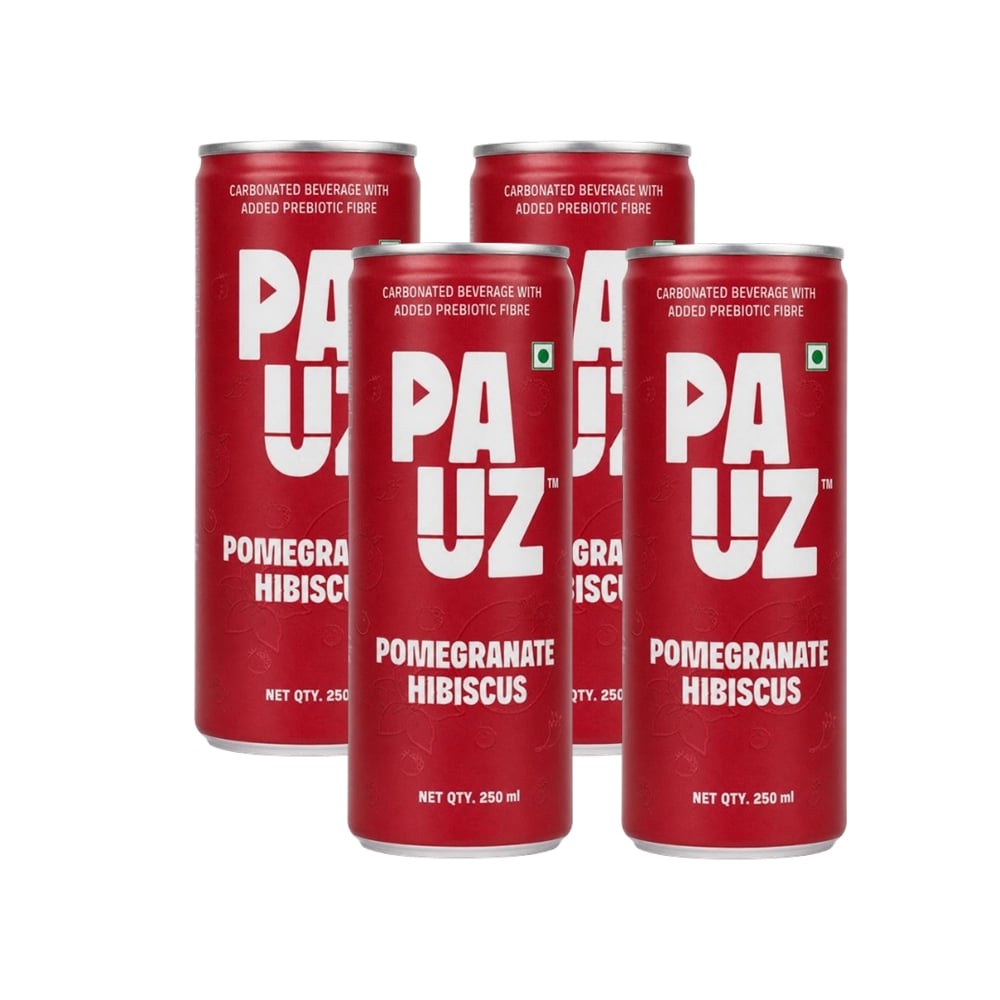 PAUZ PAUZ Pomegranate Hibiscus Soft Drink