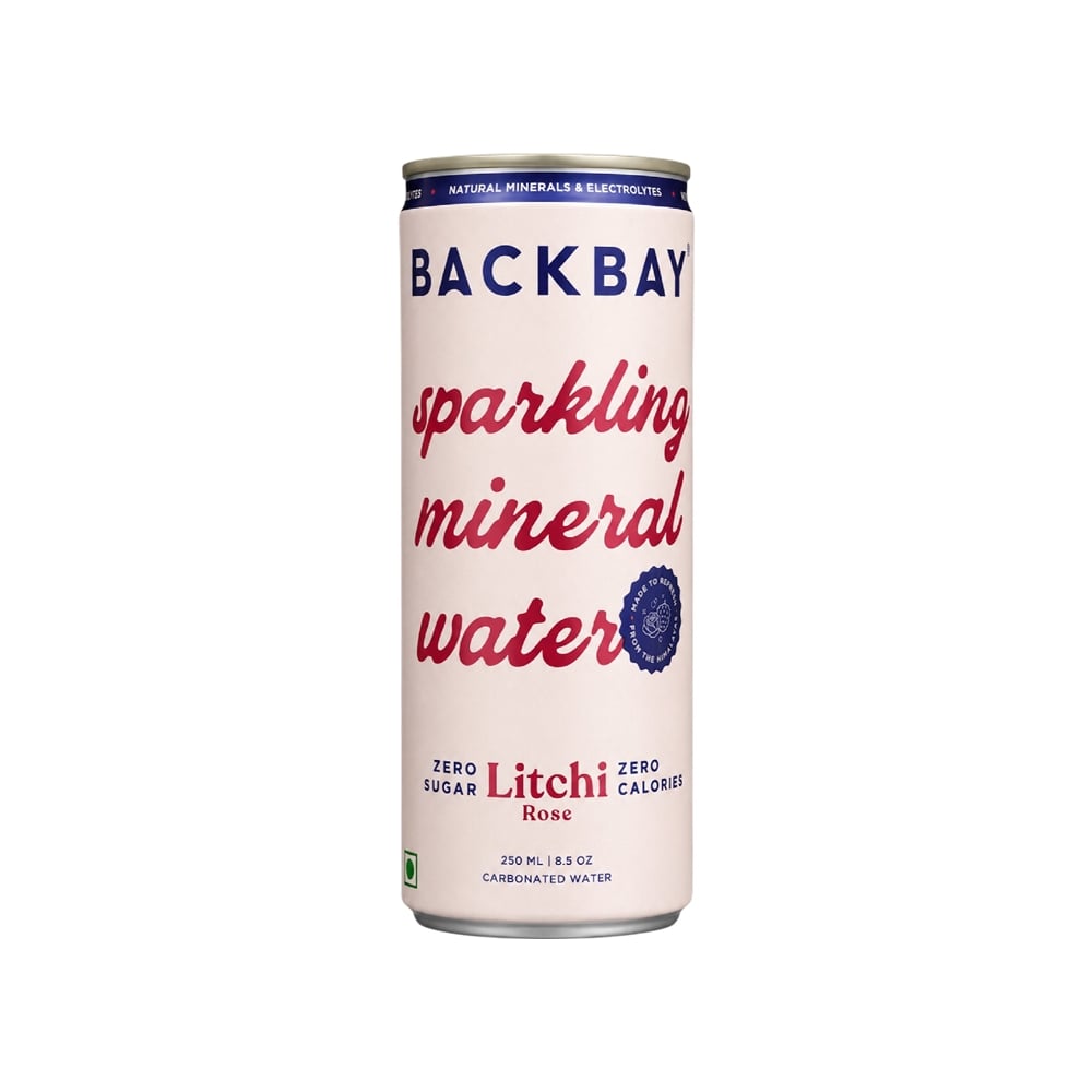 Backbay Backbay Litchi Rose Mineral Sparkling Water