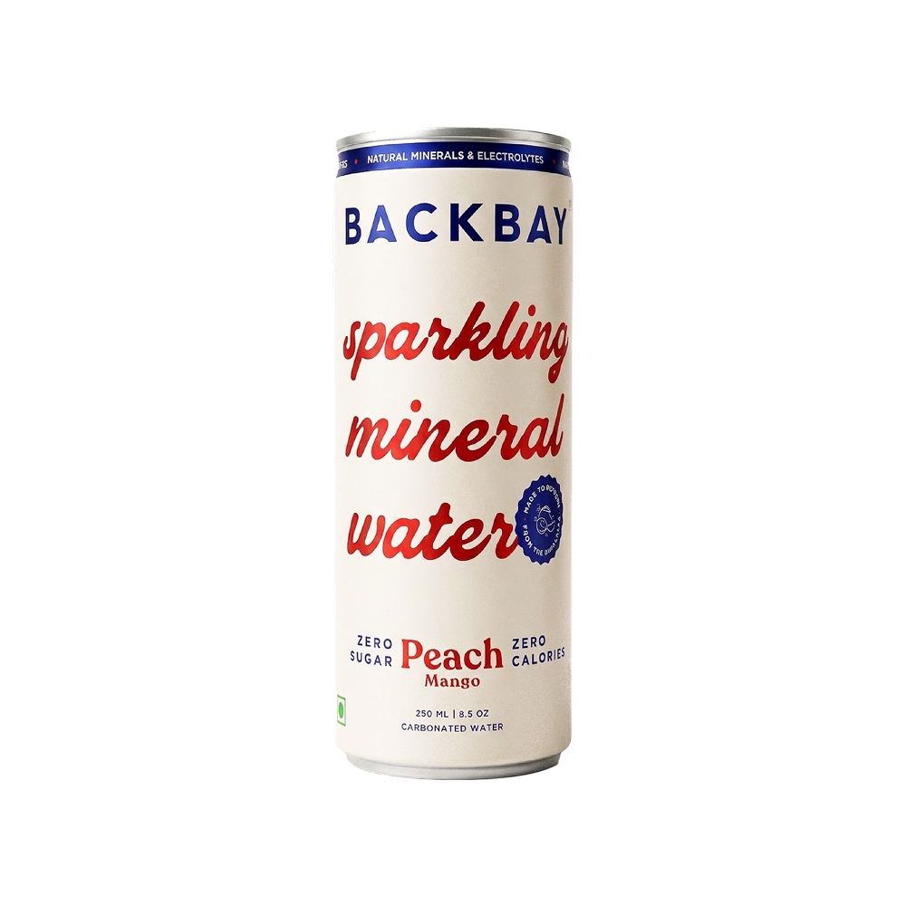 Backbay Backbay Peach Mango Mineral Sparkling Water