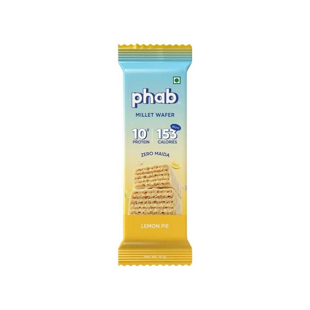 Phab Phab Lemon Pie Millet Wafer Protein Bar
