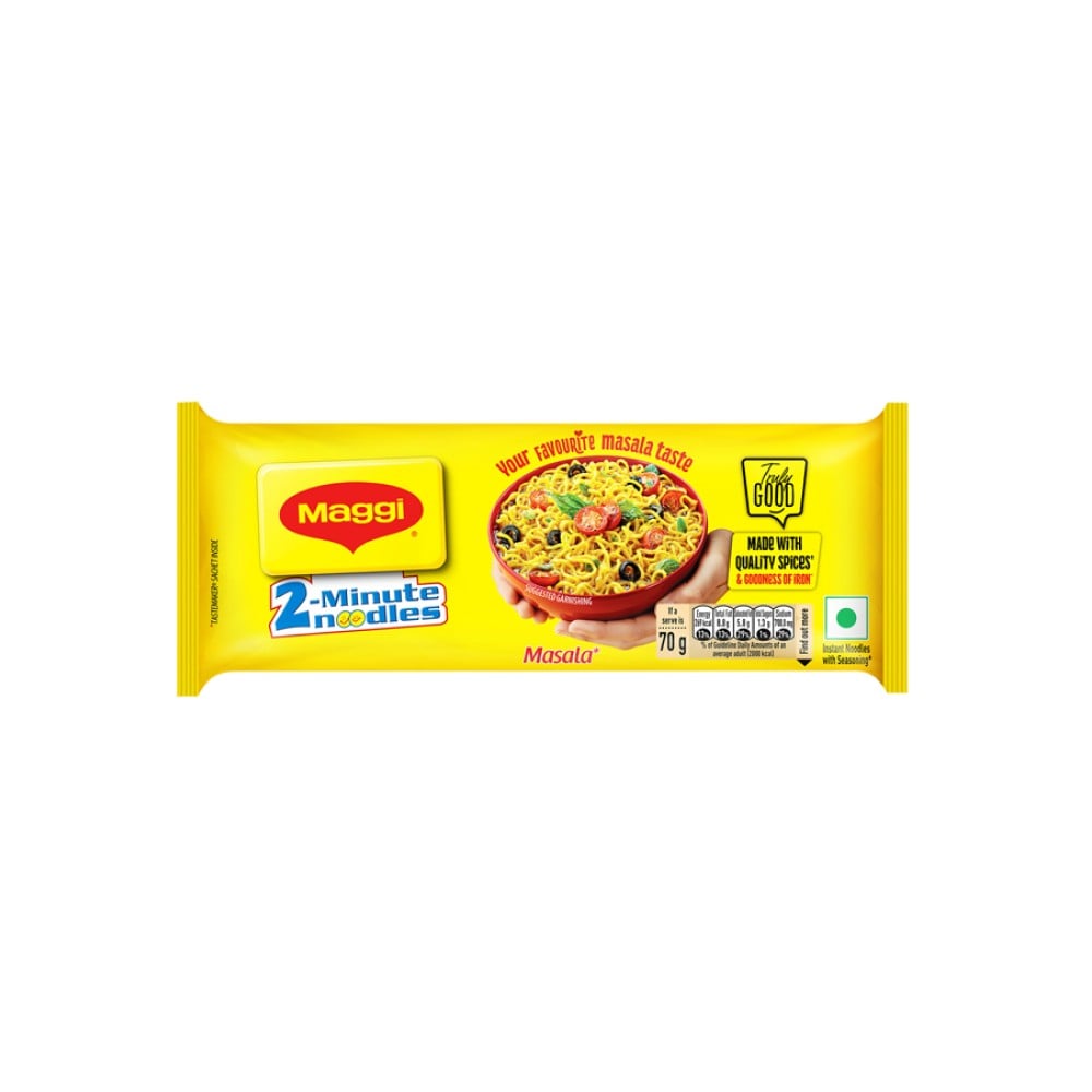 Maggi Maggi Masala - 2 Minutes Instant Noodles Made With Quality Spices