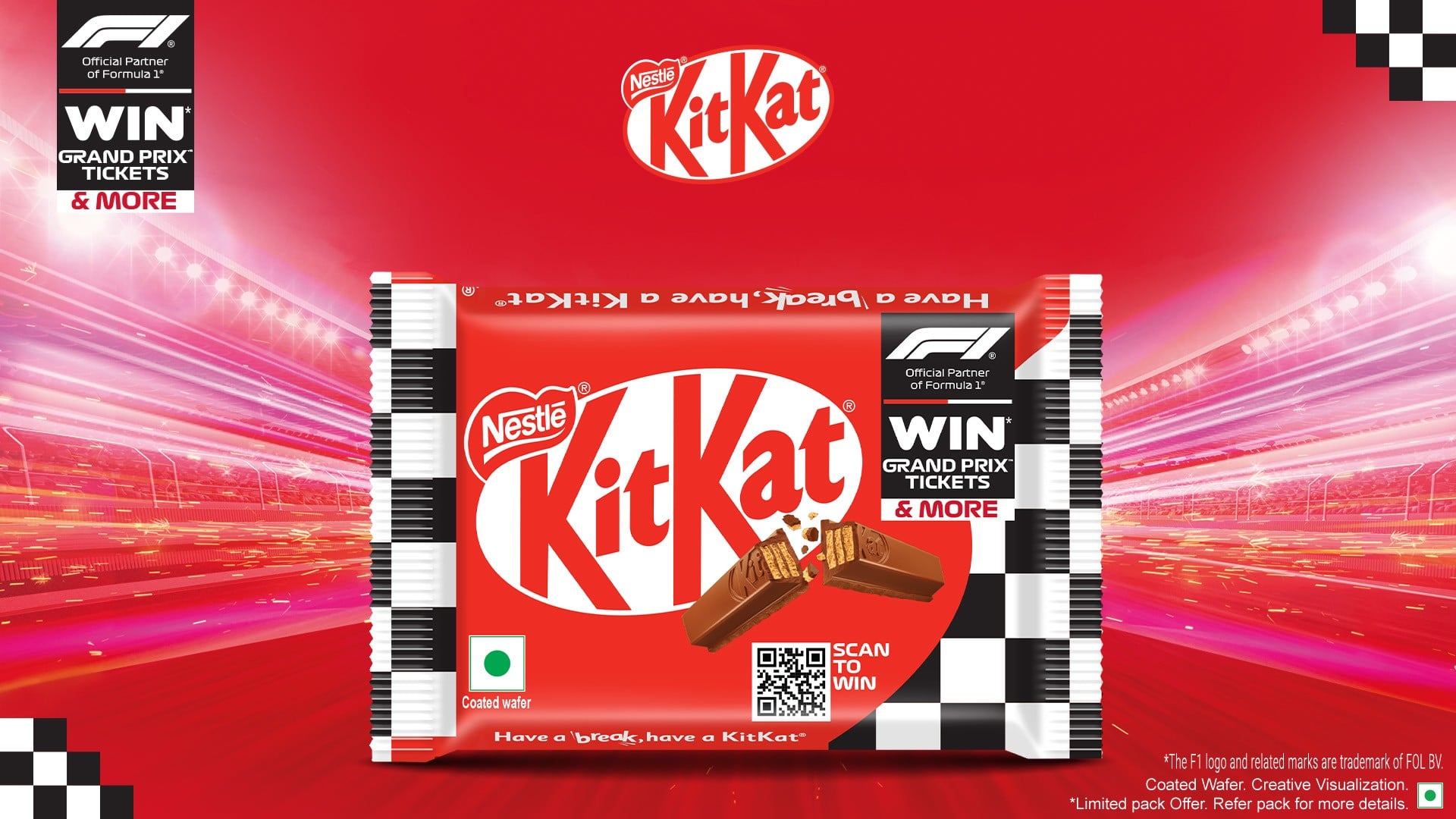 Nestle KitKat Nestle KitKat 4 Fingers Choco Coated Wafer Bar