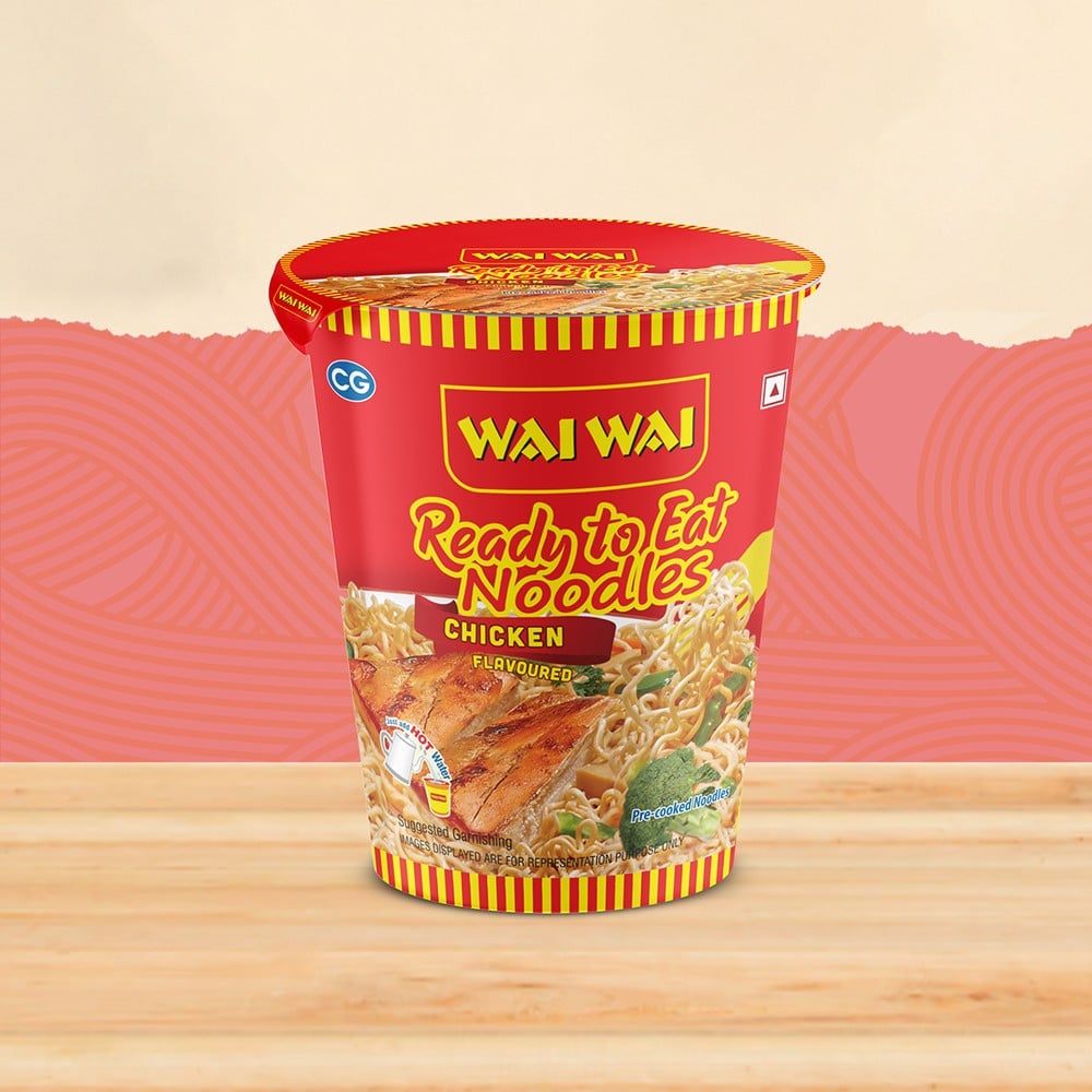 Wai Wai Wai Wai Ready To Eat Chicken Cup Noodles