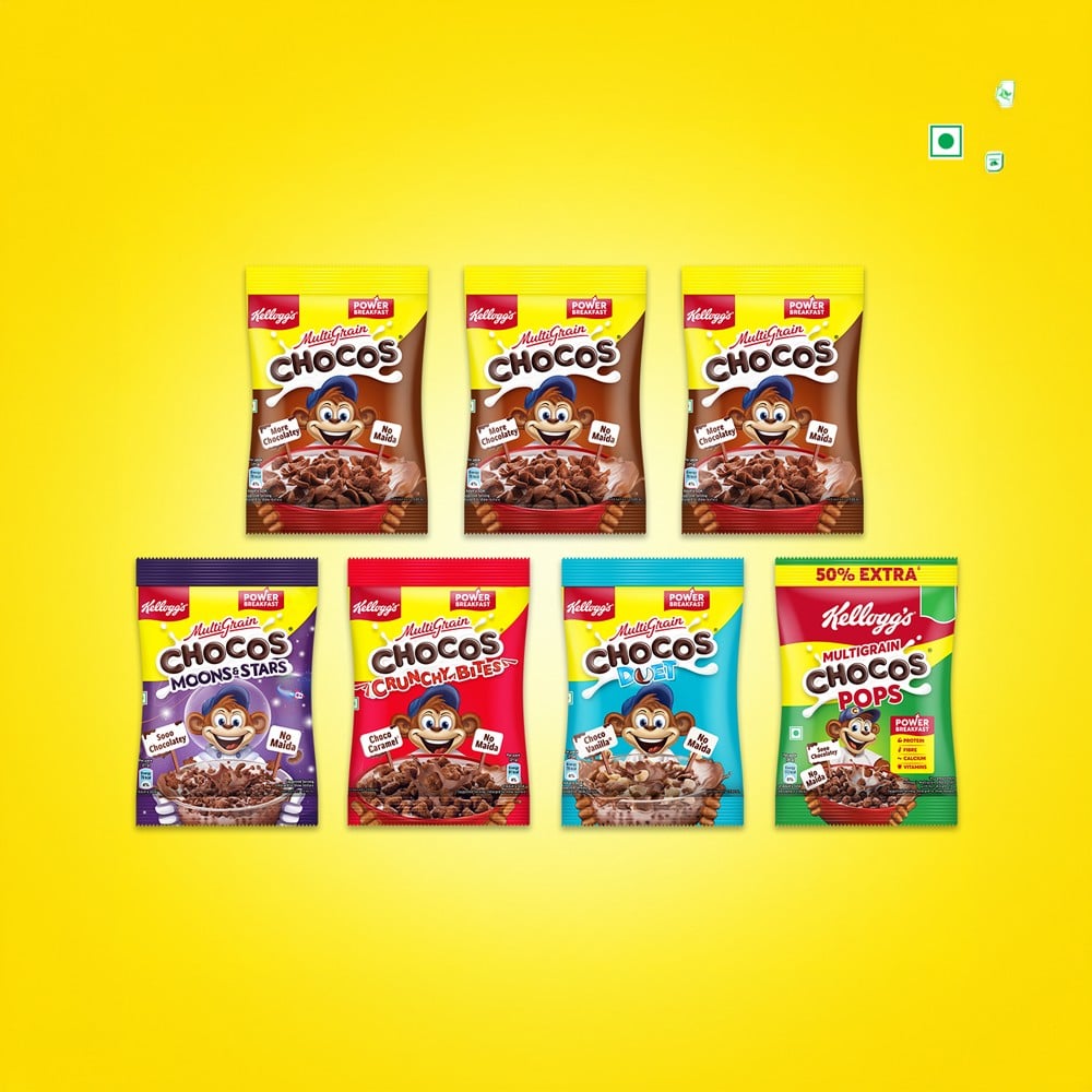 Kellogg's Chocos Kellogg's Multigrain Chocos Variety Pack