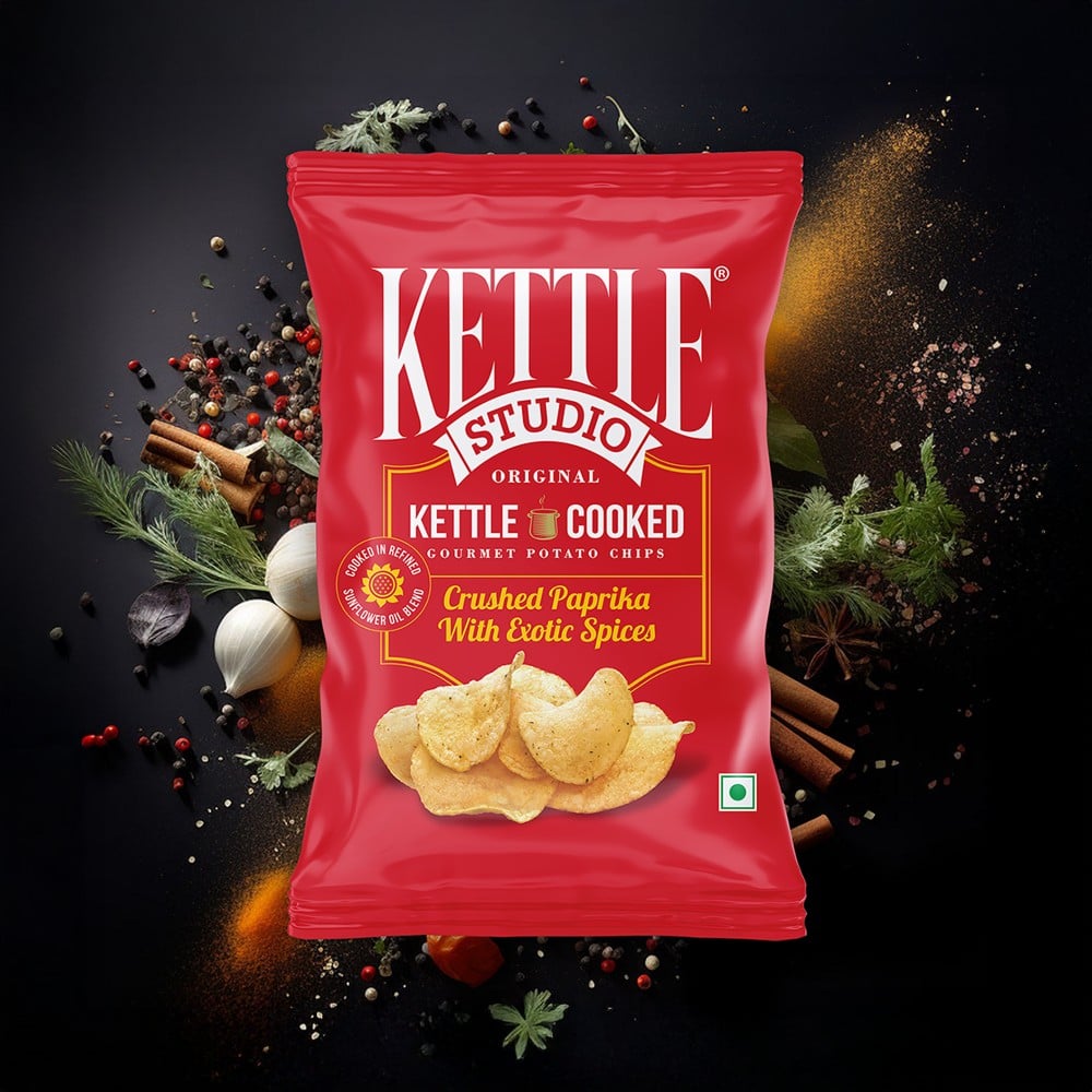 Kettle Studio Kettle Studio Crushed Peprika with Exotic Spices Potato Chips