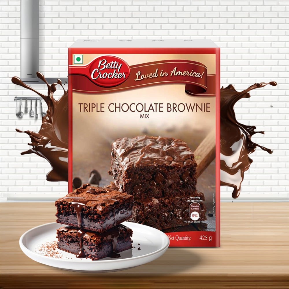 Betty Crocker Betty Crocker Triple Chocolate Brownie, Cake Mix