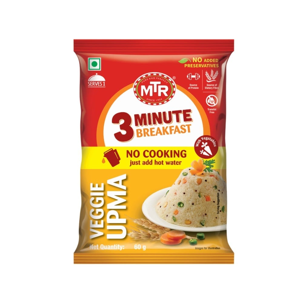 MTR 3 Minute MTR 3 Minute Veggie Upma Breakfast Mix