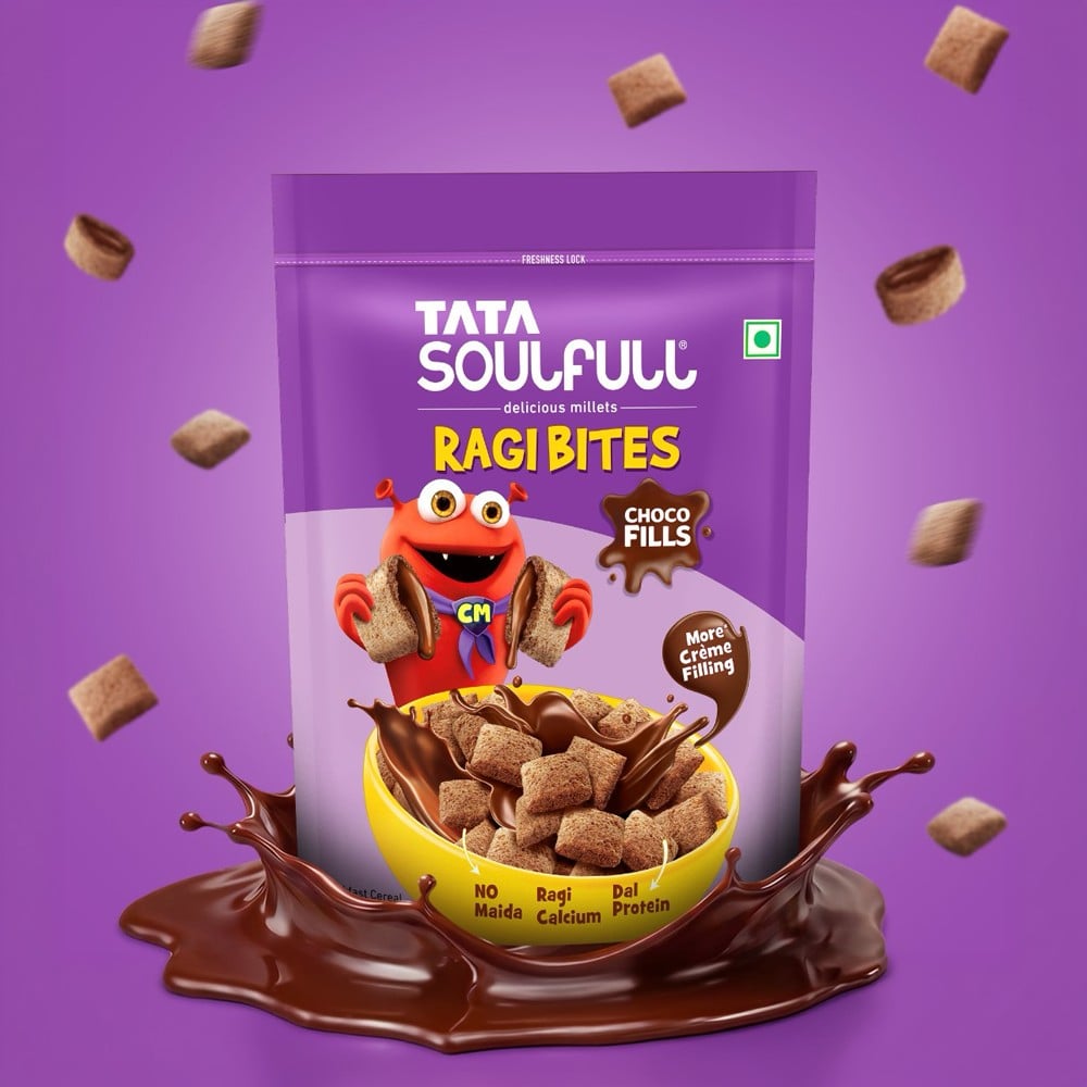 Tata Soulfull Tata Soulfull Choco Fills Ragi Bites Cereal