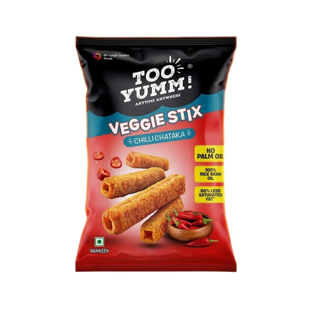 Too Yumm Too Yumm Veggie Stix Chili Chataka Spicy Crisps