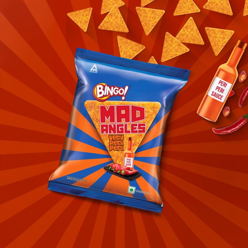 Bingo Mad Angles Bingo Mad Angles Very Peri Peri Crisps