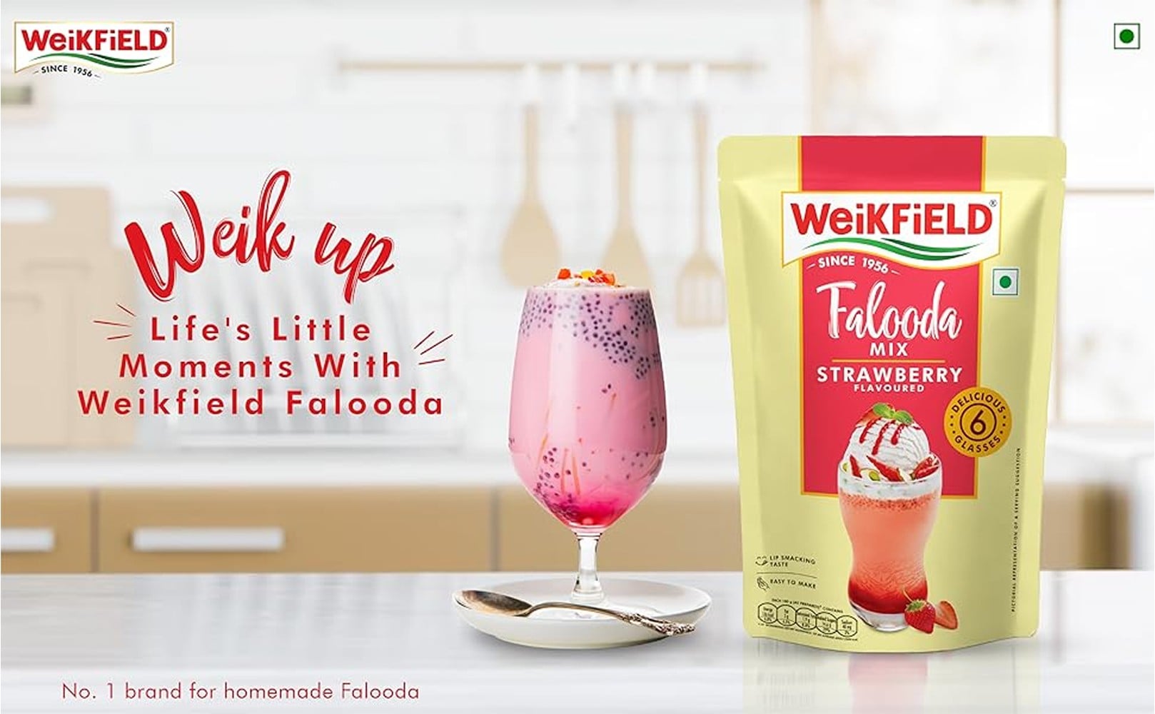 Weikfield Weikfield Strawberry Falooda Mix