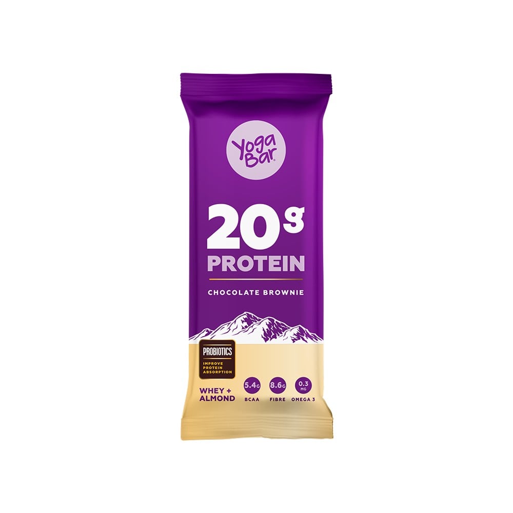 Yoga Bar Yoga Bar 20 g Protein Chocolate Brownie Protein Bar