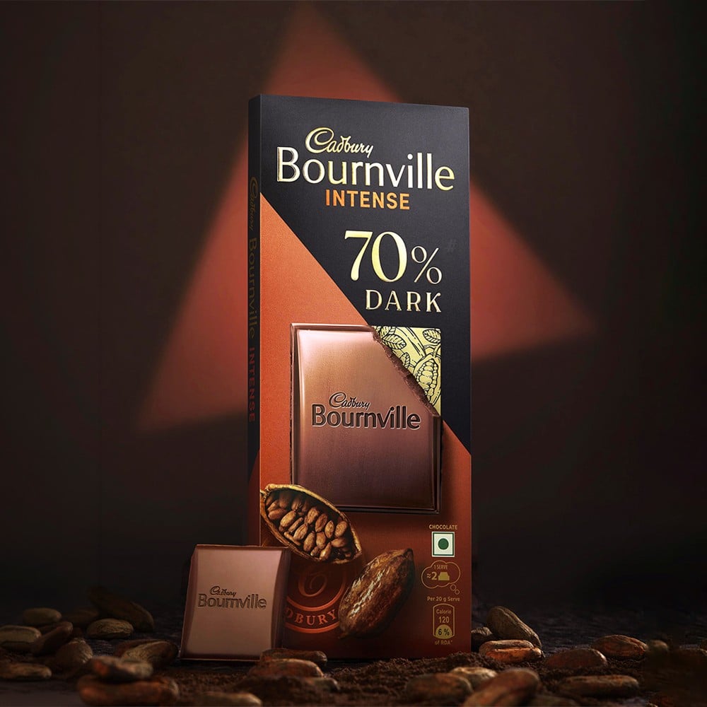 Cadbury Bournville Cadbury Bournville 70% Dark Dark Chocolate Bar