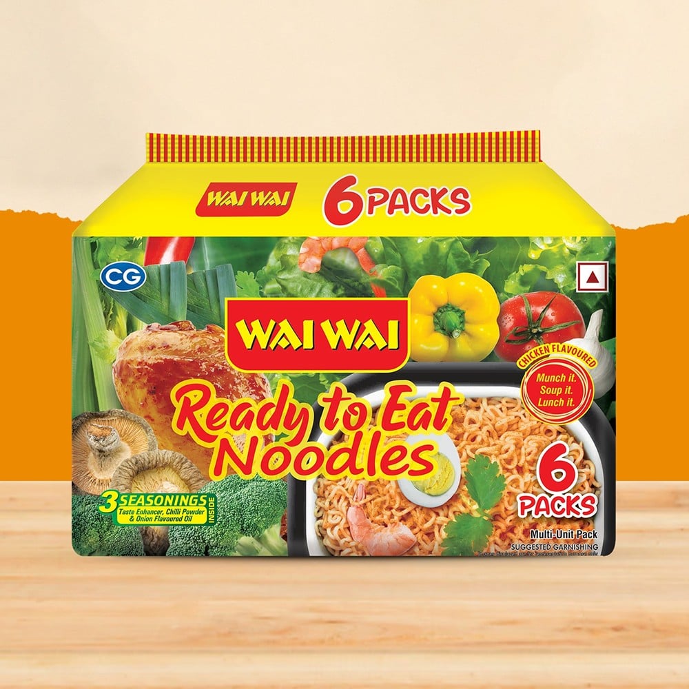 Wai Wai Wai Wai Ready To Eat Chicken Noodles