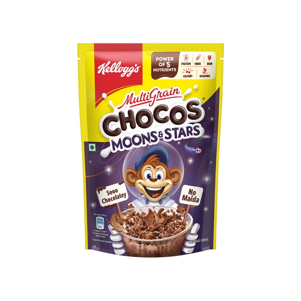 Kellogg's Kellogg's Multigrain Chocos Moons & Stars Kids Cereal