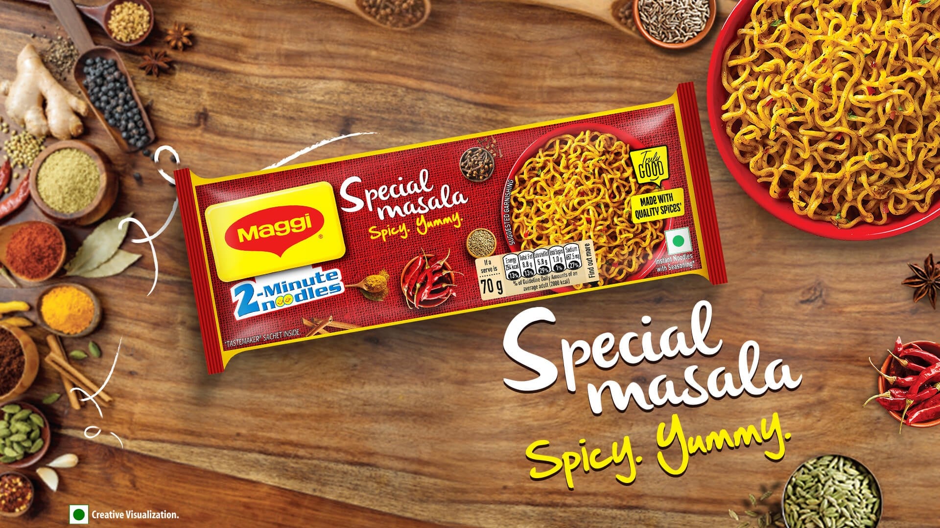 Maggi Maggi 2-Minute Special Masala Instant Noodles