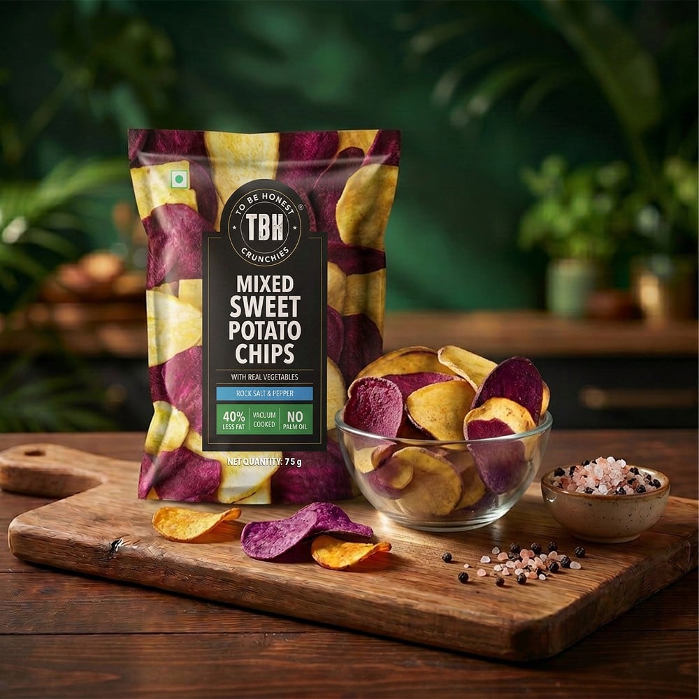 To Be Honest To Be Honest Mixed Sweet Potato with Rock Salt & Pepper Chips