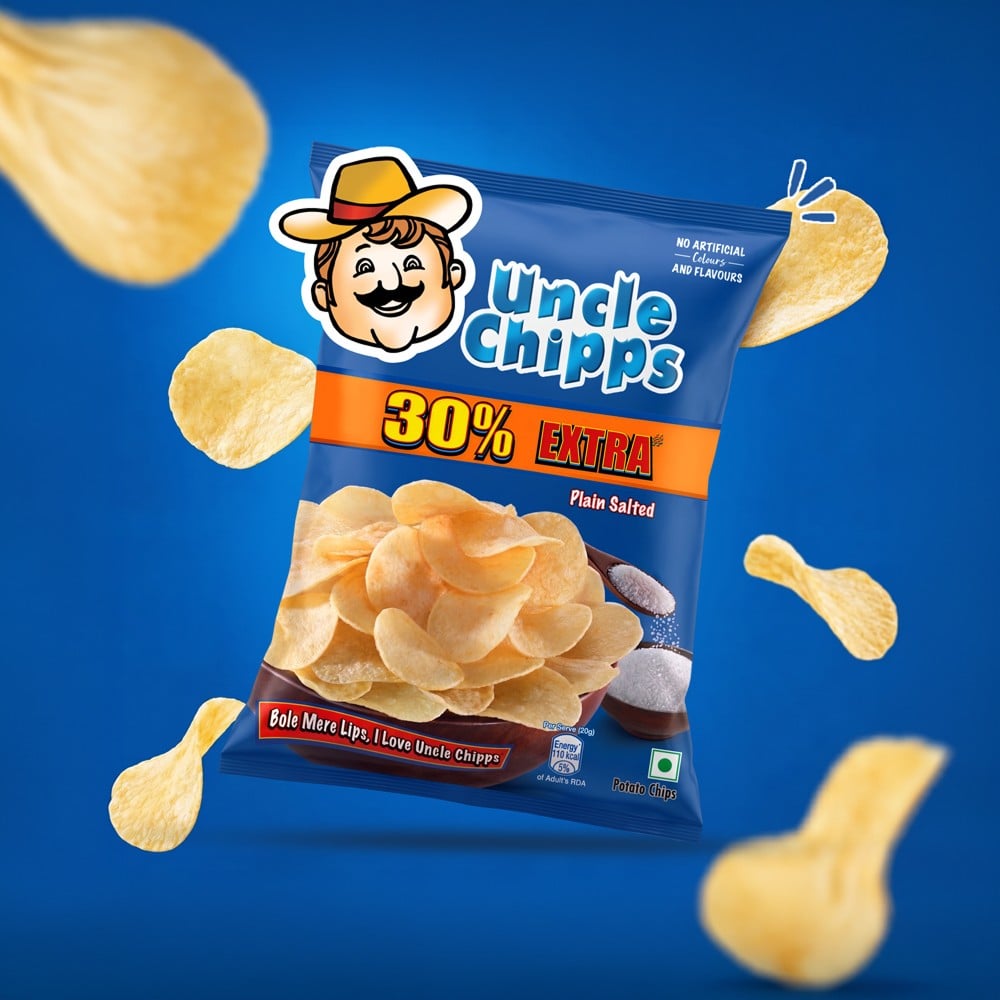 Uncle Chipps Uncle Chipps Potato Chips (Plain Salted)