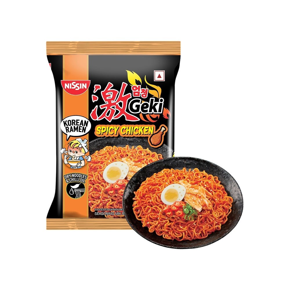 Nissin Nissin Geki Spicy Chicken Korean Ramen Noodles