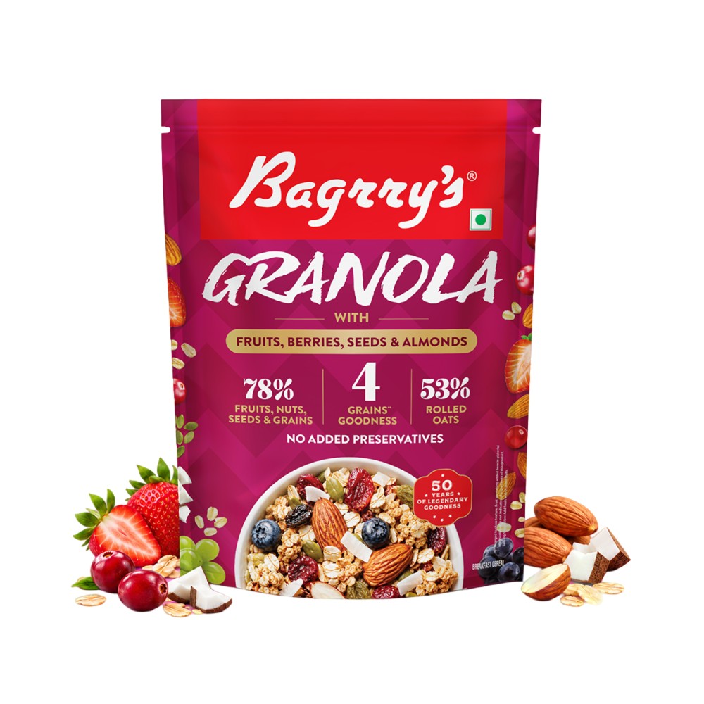 Bagrry's Bagrry's Exotic Fruits with Cranberries & Almonds Granola