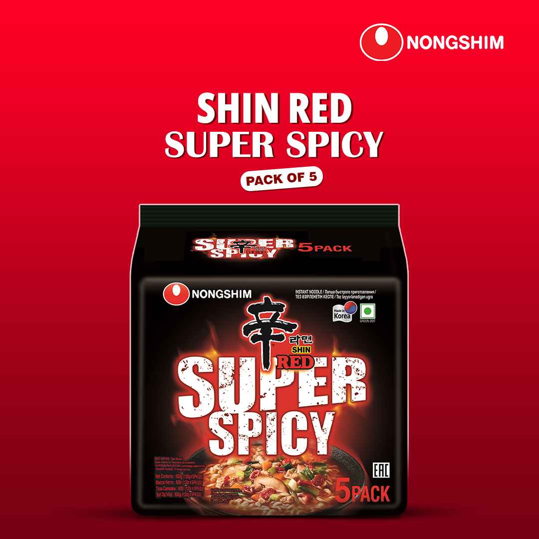 Nongshim Nongshim Red Super Spicy Flavoured Instant Noodles
