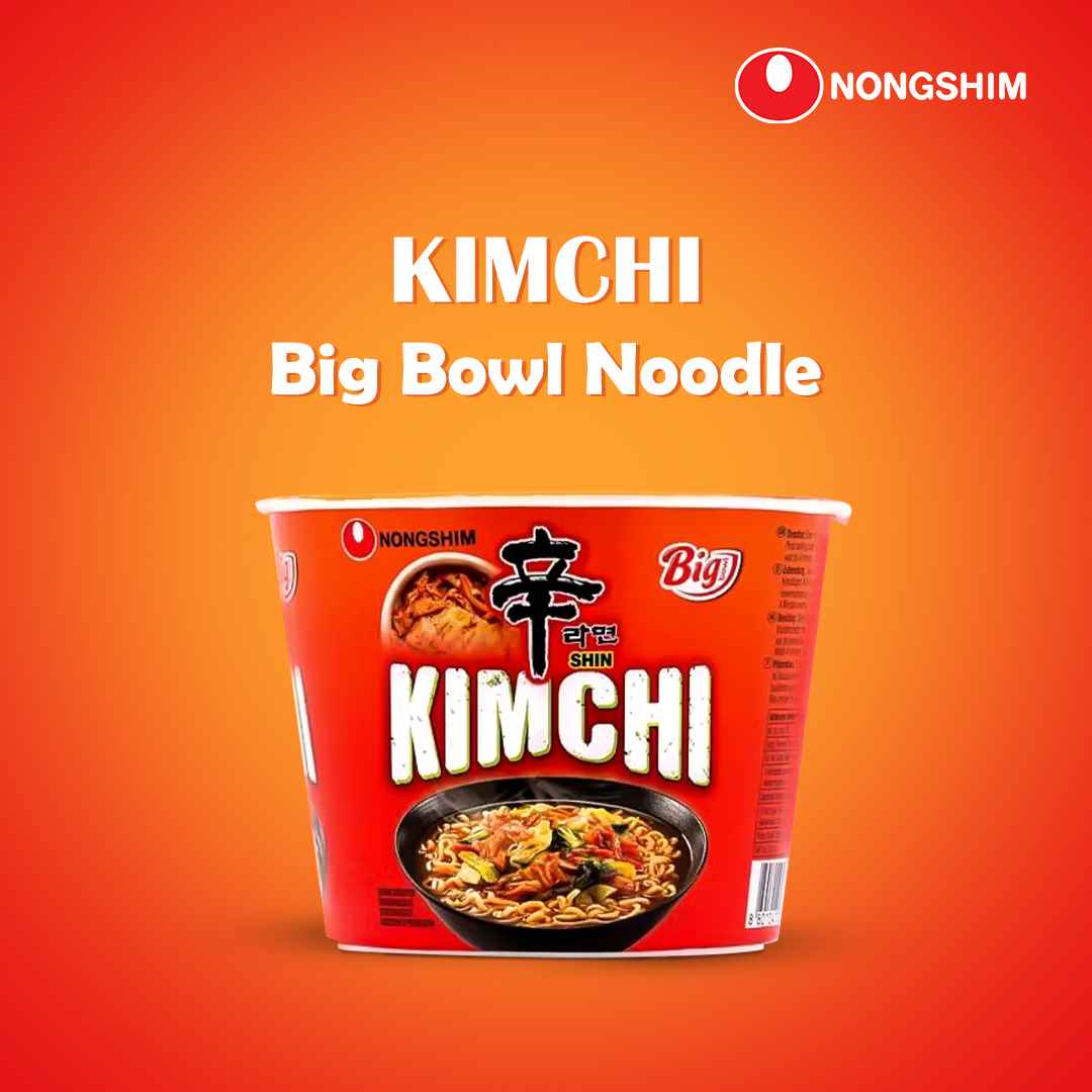 Nongshim Nongshim Big Bowl Shin Kimchi Noodles
