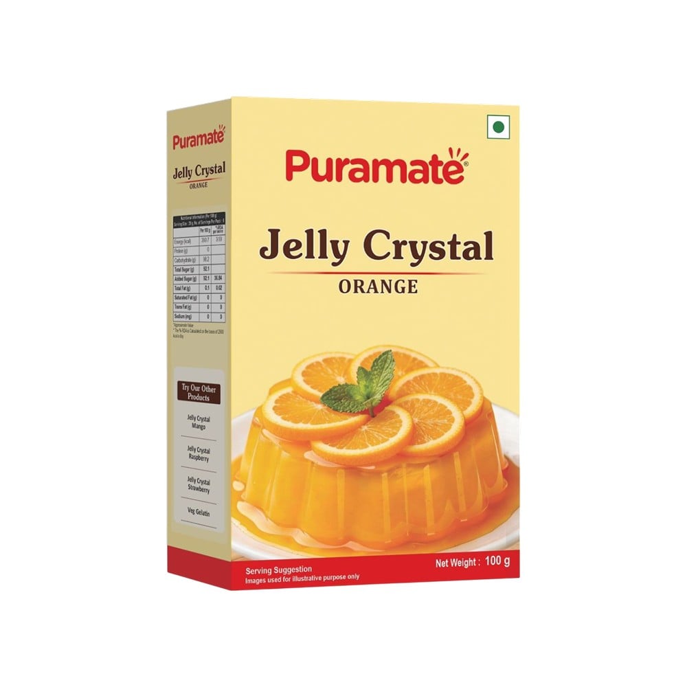 Puramate Puramate Orange Jelly Crystal Mix