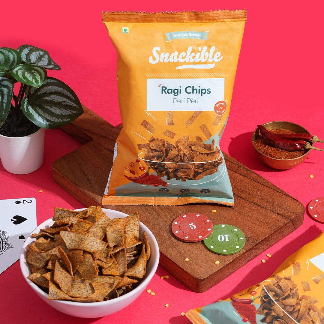 Snackible Snackible Peri Peri Ragi Chips