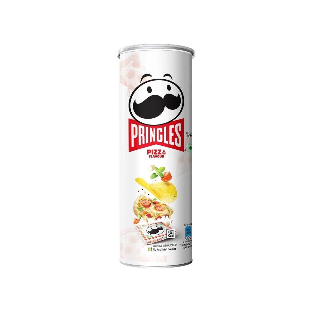 Pringles Pringles Pizza Flavour Potato Chips - Crispy Snack