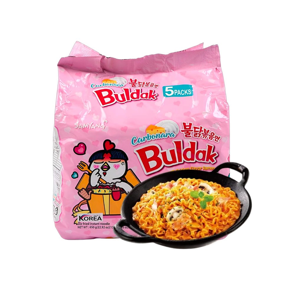 Samyang Samyang Buldak Carbonara Hot Chicken Flavoured Instant Noodles / Ramen
