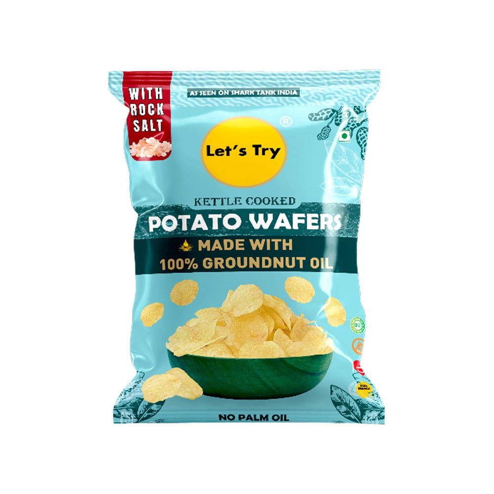 Let's Try Let's Try Rock Salt Potato Chips / Wafers