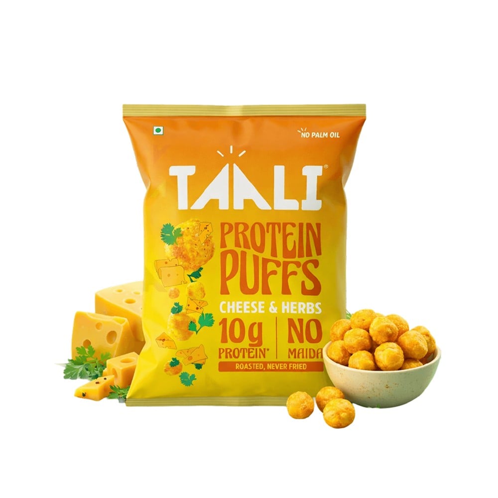 Taali Taali Roasted Protein Puffs - Cheese Balls