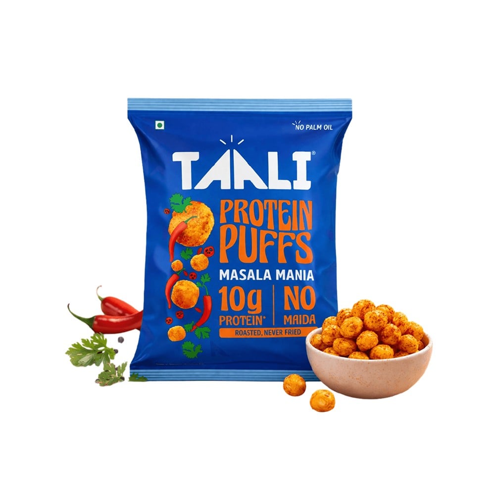 Taali Taali Masala Roasted Protein Puffs (Jowar & Corn)