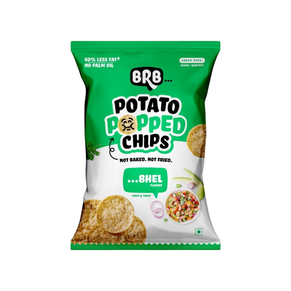 BRB BRB Potato Popped Chips (Bhel Flavour)