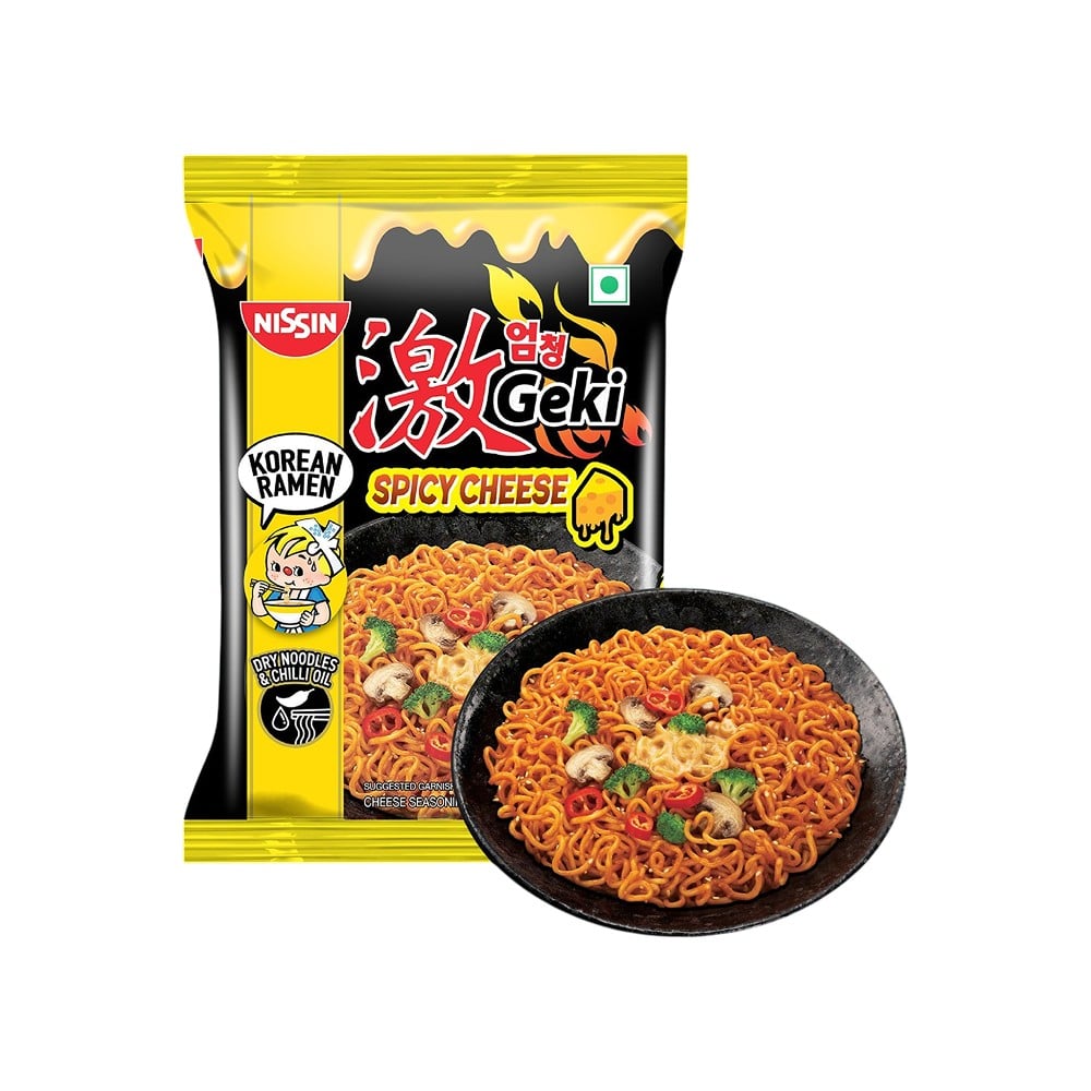 Nissin Nissin Geki Spicy Cheese Korean Ramen Noodles