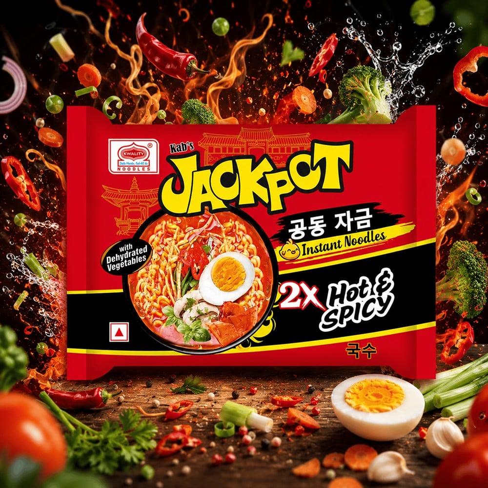 Kab's Jackpot Kab's Jackpot 2x Hot & Spicy Instant Noodles