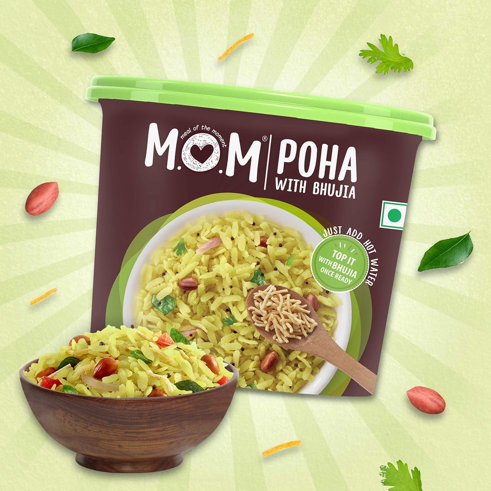 MOM MOM Poha with Bhujia