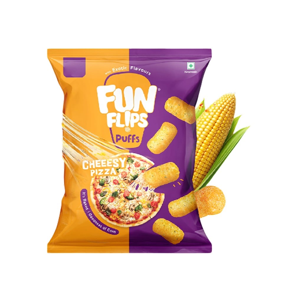 Fun Flips Fun Flips Cheeesy Pizza Puffs