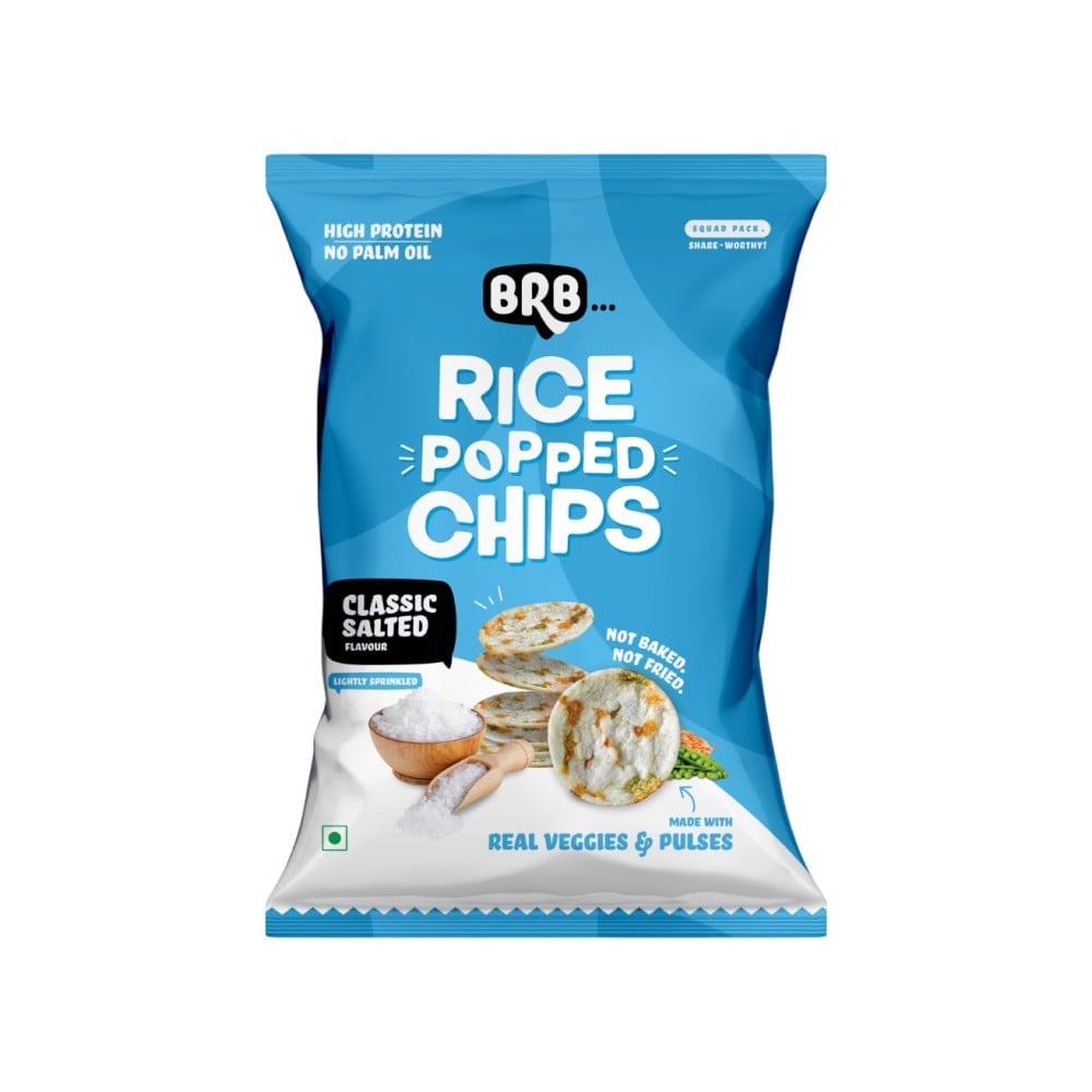 BRB BRB Classic Salted Rice Popped Chips