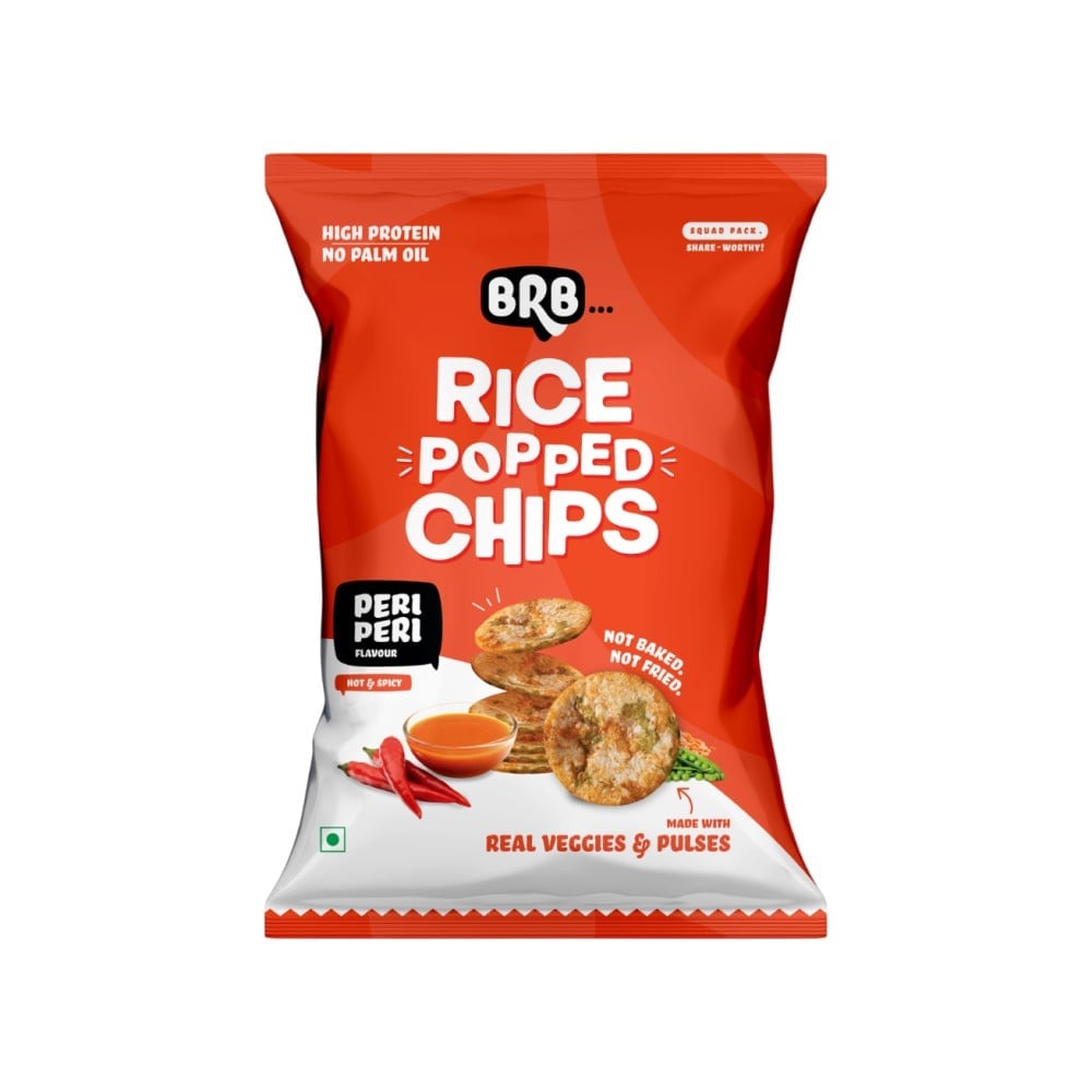 BRB BRB Peri Peri Rice Popped Chips