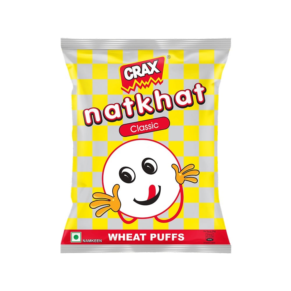 Crax Crax Natkhat Classic Wheat Puffs Snacks