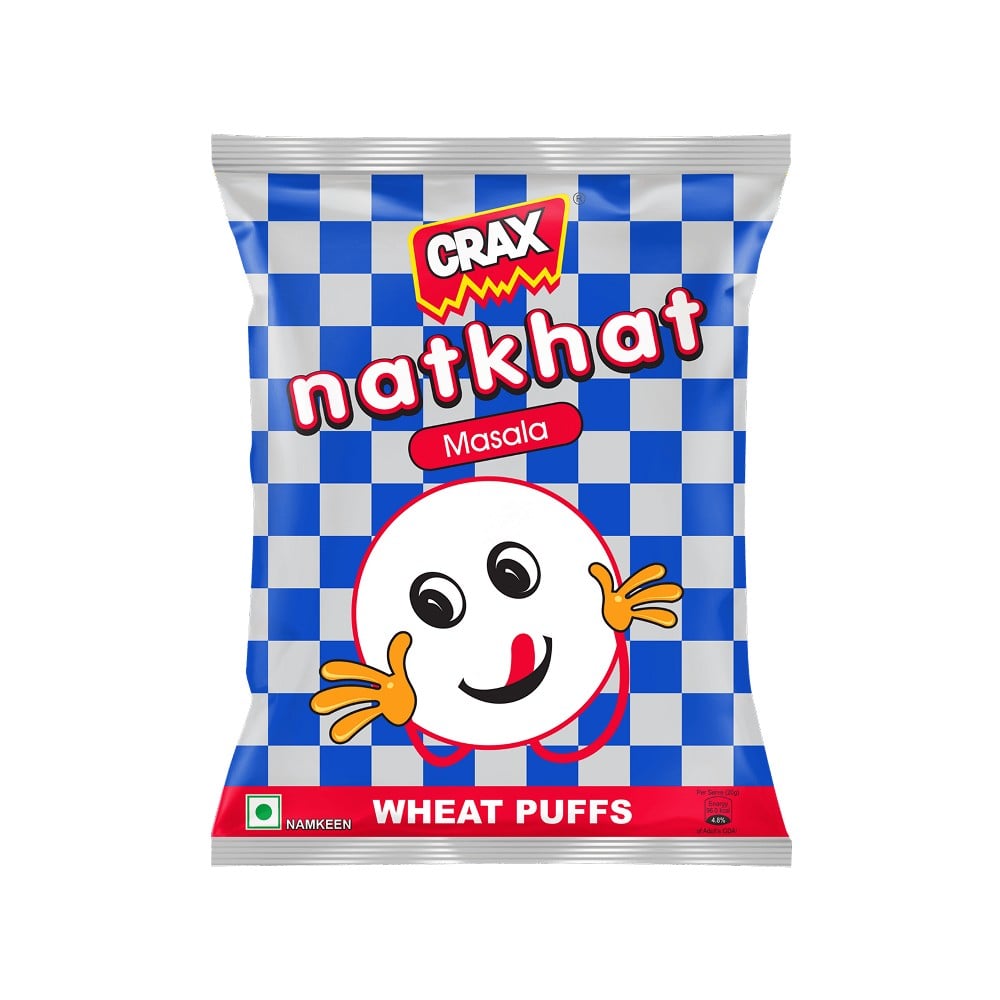 Crax Crax Natkhat Masala Wheat Puffs Snacks